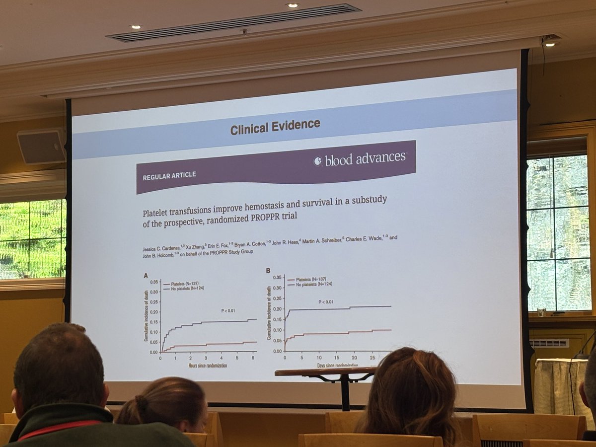 Julia R Coleman, MD MPH (@juliacolemanmd) on Twitter photo We’ve arrived at my favorite <a href="/theTHORnetwork/">THOR_Network</a> #THOR2025 session - platelets! The brilliant <a href="/Paulvulliamy/">Paul Vulliamy</a> presenting on trauma-induced platelet dysfunction and its transfusion indications/implications 👏 We’ve arrived at my favorite <a href="/theTHORnetwork/">THOR_Network</a> #THOR2025 session - platelets! The brilliant <a href="/Paulvulliamy/">Paul Vulliamy</a> presenting on trauma-induced platelet dysfunction and its transfusion indications/implications 👏