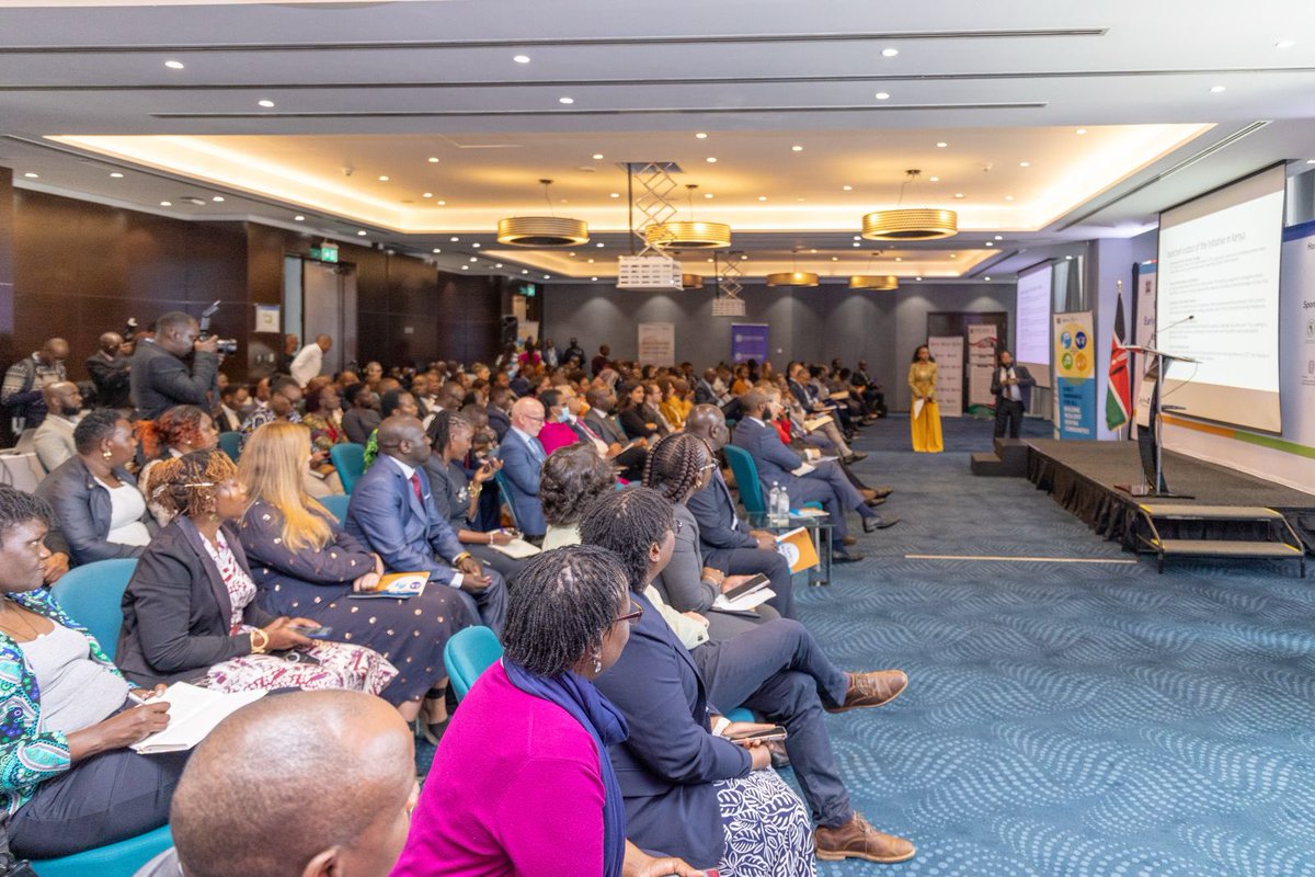KenyaRedCross's tweet photo. “The Government of Kenya, through my Ministry, is committed to sustainably financing this #EarlyWarningsForAll initiative. A total of 5% of the national Disaster Risk Management budget will be allocated to upgrading early warning systems across all relevant institutions.”
— CS Dr. Deborah, Ministry of Environment, Climate Change and Forestry during the launch of the #EarlyWarningsForAll initiative in Nairobi.