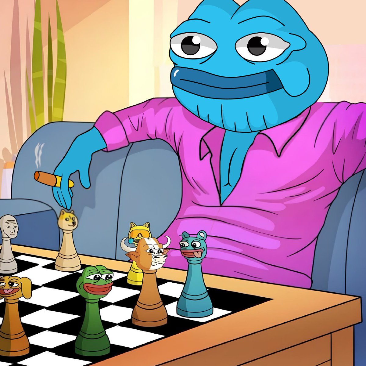 The memecoin market is like a game of chess. What is your next move? $BEBE
