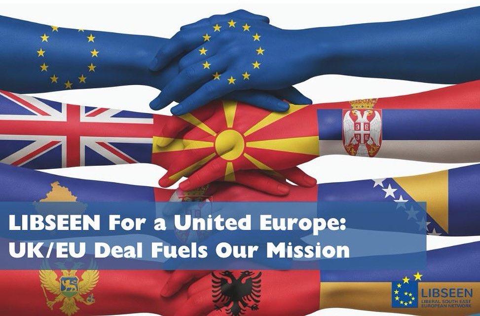 The UK/EU deal is a welcome sign! LIBSEEN's ultimate priority is a united Europe under liberal democracy. We hope this paves the way for the UK's return to the Single Market and the full integration of Southeast Europe &amp; all other candidate nations into a powerful EU.