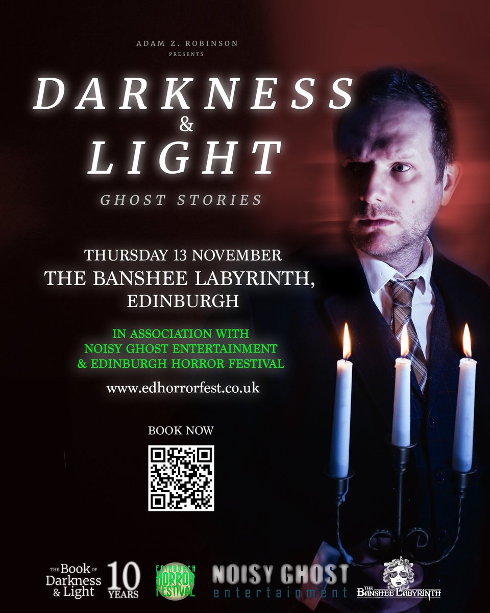 The Book Of Darkness & Light (@darklightbook) on Twitter photo ANNOUNCEMENT: We are beyond excited to say that we're bringing Darkness & Light to Edinburgh this November. Join us - in association with Noisy Ghost Entertainment and <a href="/EdHorrorFest/">Edinburgh Horror Festival</a> - at <a href="/B_Labyrinth/">The BansheeLabyrinth</a> on Thurs 13 Nov. Tickets are on sale now at link in bio. ANNOUNCEMENT: We are beyond excited to say that we're bringing Darkness & Light to Edinburgh this November. Join us - in association with Noisy Ghost Entertainment and <a href="/EdHorrorFest/">Edinburgh Horror Festival</a> - at <a href="/B_Labyrinth/">The BansheeLabyrinth</a> on Thurs 13 Nov. Tickets are on sale now at link in bio.