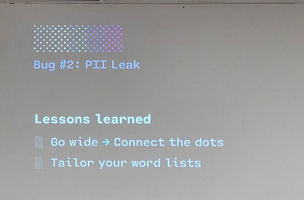 🇷🇴 cristi (@cristivlad25) on Twitter photo For heavy recon bug bounty hunters:
- if you go wide, connect the dots.
(Bálint Magyar, <a href="/bsidesbud/">BSidesBUD 🇭🇺</a>) For heavy recon bug bounty hunters:
- if you go wide, connect the dots.
(Bálint Magyar, <a href="/bsidesbud/">BSidesBUD 🇭🇺</a>)