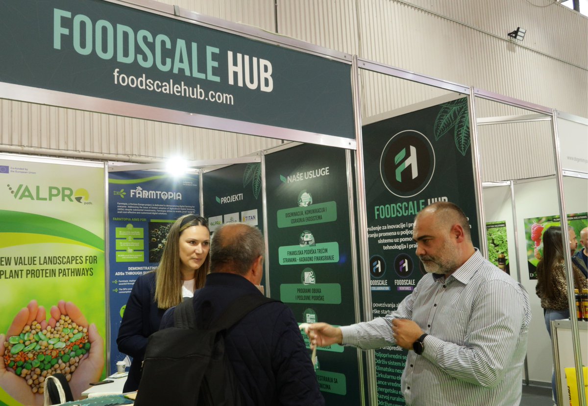 STEP UP joined <a href="/FoodscaleHub/">Foodscale Hub</a> at the International Agricultural Fair in Novi Sad!
🐄 We showcased innovations for sustainable livestock farming.
🤝 Co-hosted “STEP UP &amp; Digi4Live: Innovations in Livestock Farming” 
🙏 Thanks to all who joined us!