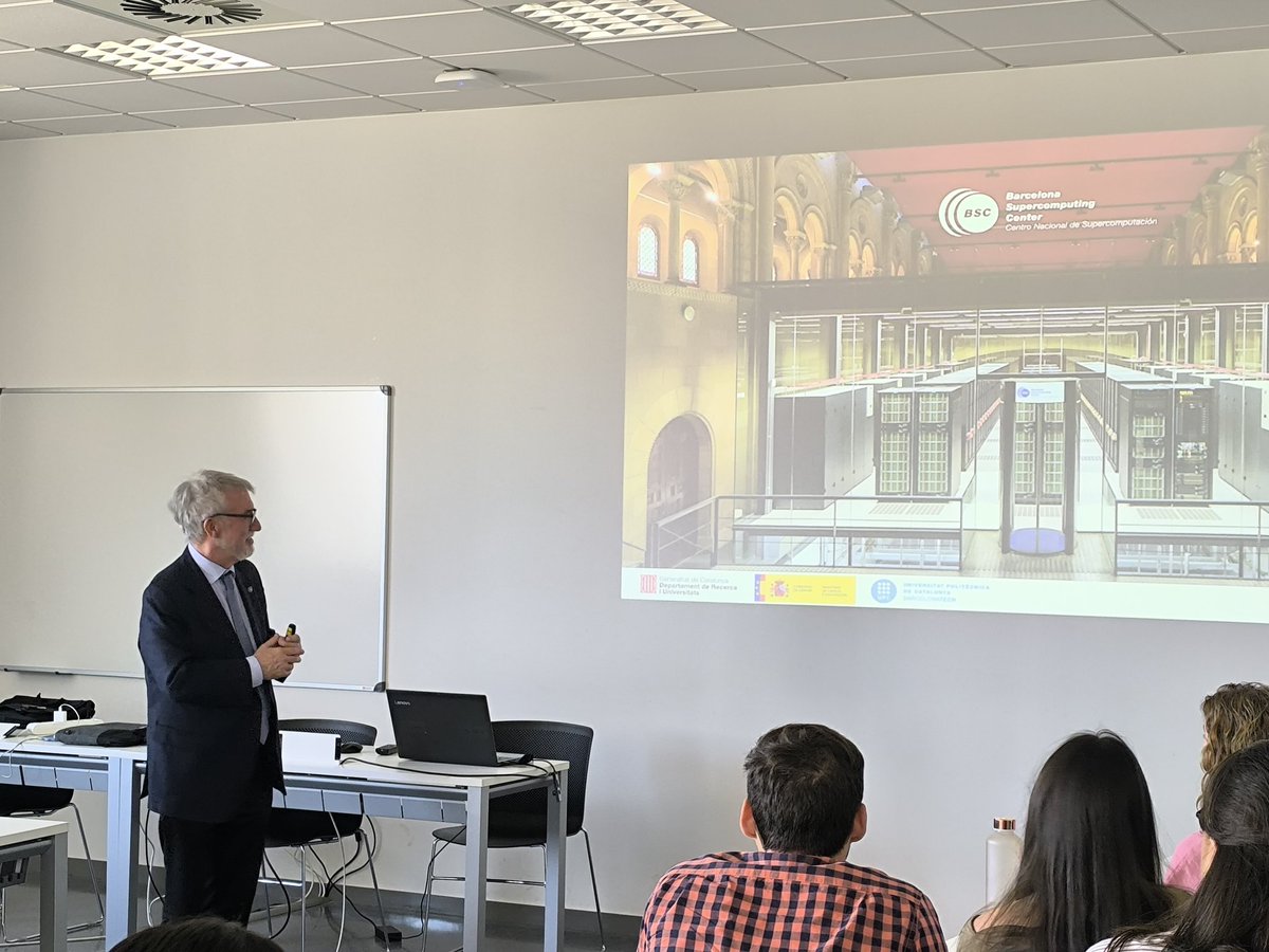 GPLSI (@gplsi) on Twitter photo 📢En #gplsi contamos esta mañana con la presencia de Mateo Valero, director del <a href="/BSC_CNS/">BSC-CNS</a>, en la <a href="/UA_Universidad/">Universidad de Alicante UA</a> , con la charla:
"Supercomputación e IA al servicio de la sociedad",
presentado por el director del #gplsi, ,<a href="/manuelpalomar/">Manuel Palomar</a>.
#IA #Supercomputación #GPLSI #PLN 📢En #gplsi contamos esta mañana con la presencia de Mateo Valero, director del <a href="/BSC_CNS/">BSC-CNS</a>, en la <a href="/UA_Universidad/">Universidad de Alicante UA</a> , con la charla:
"Supercomputación e IA al servicio de la sociedad",
presentado por el director del #gplsi, ,<a href="/manuelpalomar/">Manuel Palomar</a>.
#IA #Supercomputación #GPLSI #PLN