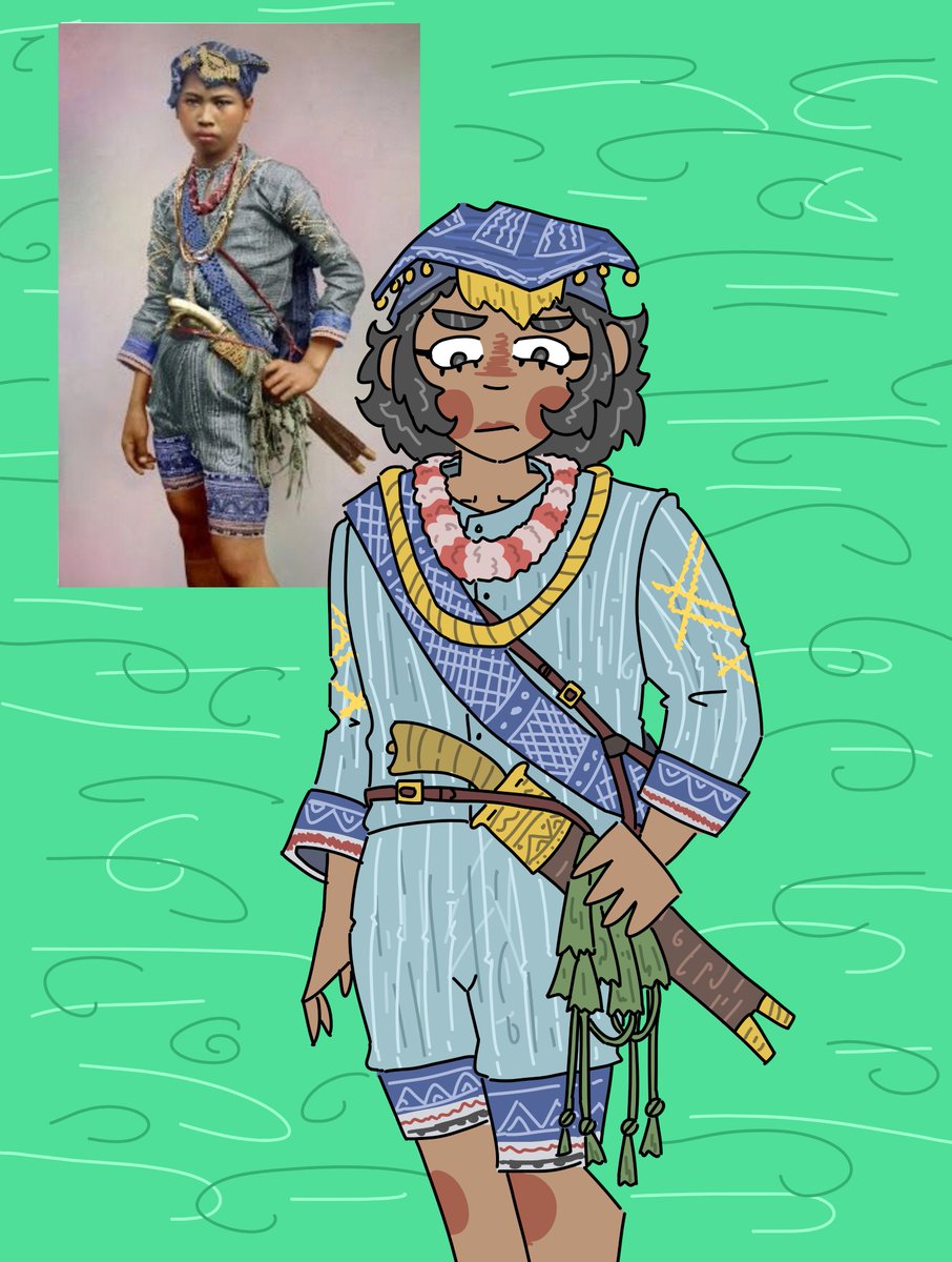 Bagobo tribe member from Davao in the Philippines