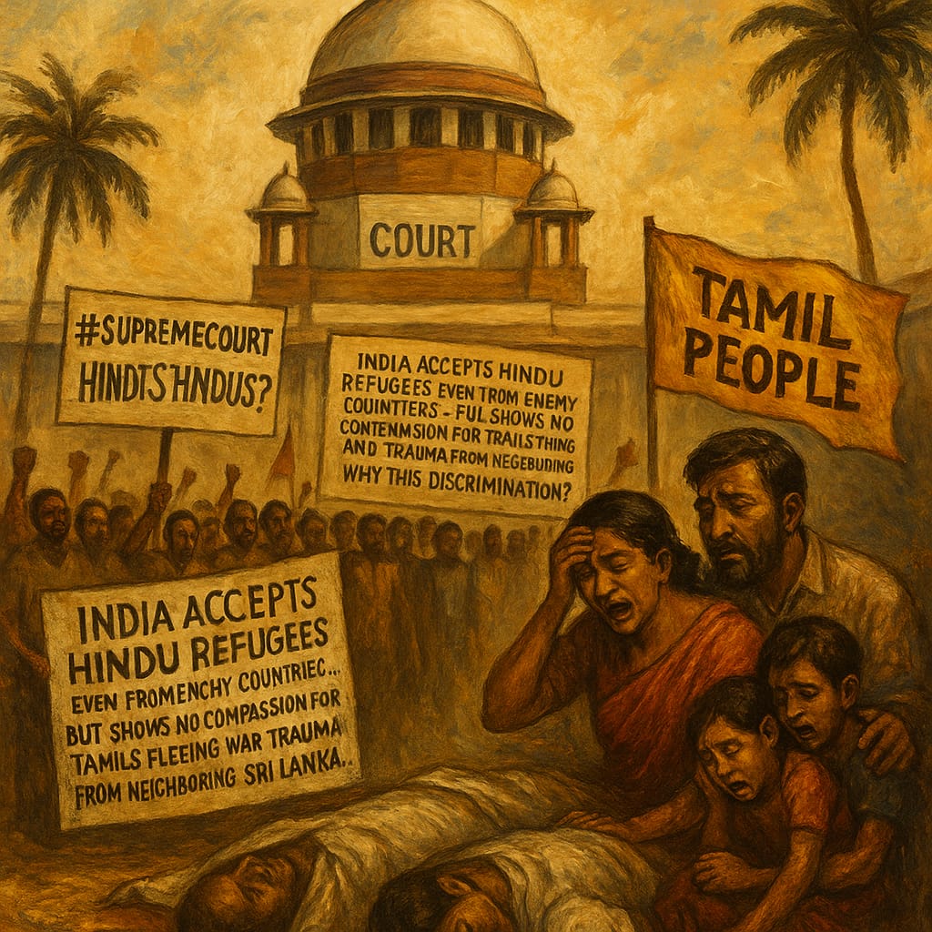 rawjesh777's tweet photo. Please show some humanity in your judgement. Tamil people had contributed more to the society worldwide. 
#SupremeCourtHurtsTamils https://t.co/FzFqouyHM1