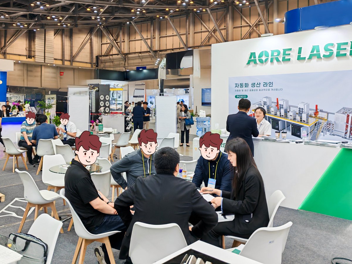 aorelaser's tweet image. Day 2 at #BUTECH2025 – AORE Keeps Shining! ✨

Don’t miss AORE’s spotlight booth (Hall 1, G-02)! 💥

✨ PHK Series
✨ TH Series

Our team’s here until May 23rd – Come chat tech, see live demos, and explore solutions! 어서 오세요~! ✨🇰🇷

#AOREWorldTour2025 #lasercuttingmachine