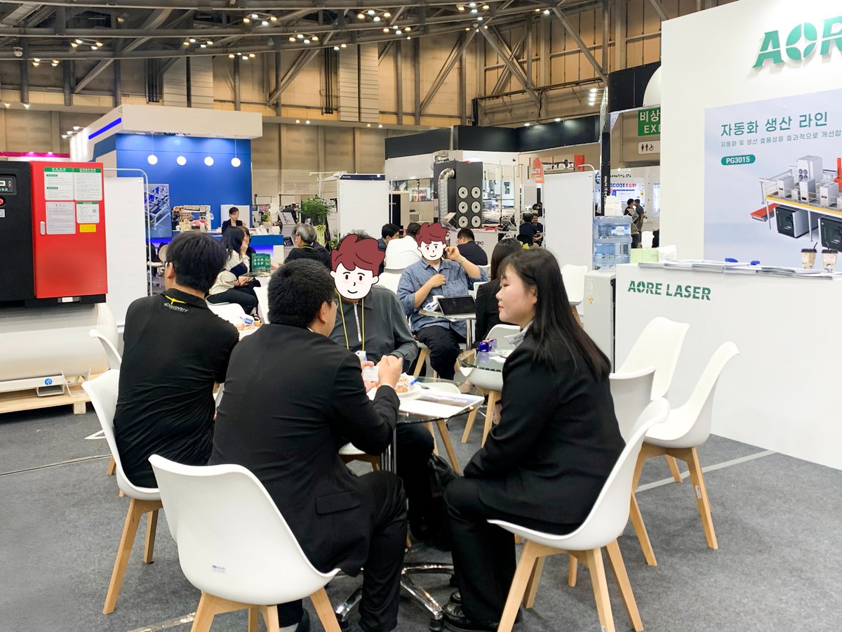 aorelaser's tweet image. Day 2 at #BUTECH2025 – AORE Keeps Shining! ✨

Don’t miss AORE’s spotlight booth (Hall 1, G-02)! 💥

✨ PHK Series
✨ TH Series

Our team’s here until May 23rd – Come chat tech, see live demos, and explore solutions! 어서 오세요~! ✨🇰🇷

#AOREWorldTour2025 #lasercuttingmachine