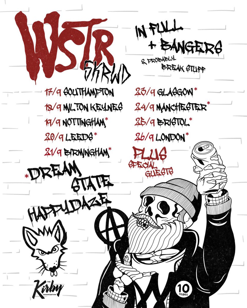 Stoked to be heading out around the UK with <a href="/wstrband/">WSTR</a> and <a href="/DreamStateUK/">DREAM STATE</a> this September 🙏🏼 tickets on sale Friday 10am