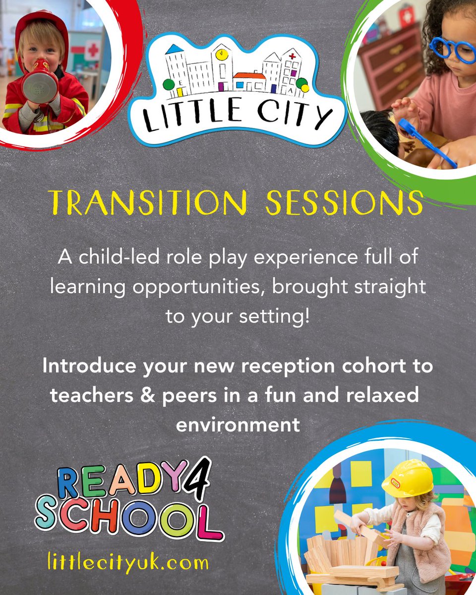 Calling all #receptionteachers It’s nearly time to transition your new starters and Little City is a perfect way to begin! #learningthroughplay #littlecityuk