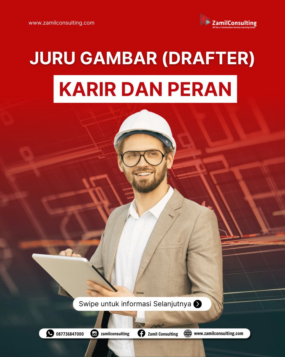 ZamilConsulting's tweet image. Menjadi seorang drafter bukan sekadar menggambar, tapi membangun fondasi dari sebuah karya nyata. Gedung pencakar langit, jembatan megah, bahkan mesin industri — semua dimulai dari garis-garis penuh perhitungan.

#Drafter #PahlawanTeknik #JuruGambar #tekniksipil