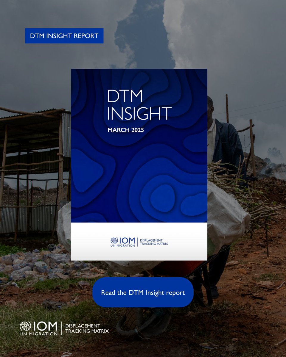 Millions displaced across Ethiopia face harsh conditions.

Read more in the DTM Insight report now:

dtm.iom.int/dtm-insights

<a href="/IOMEthiopia/">IOM Ethiopia</a>