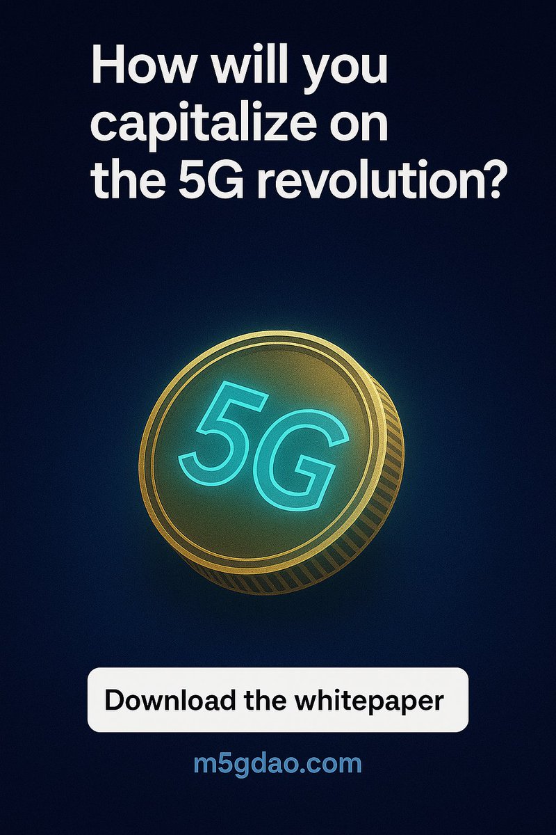 M5G_DAO's tweet photo. The infrastructure isn’t free.

But the DAO redistributes.

You’re either early equity…
or late traffic.
📎 https://t.co/qQzkykGrK9

#TokenizeAccess #M5G https://t.co/qMbwvyhsk4