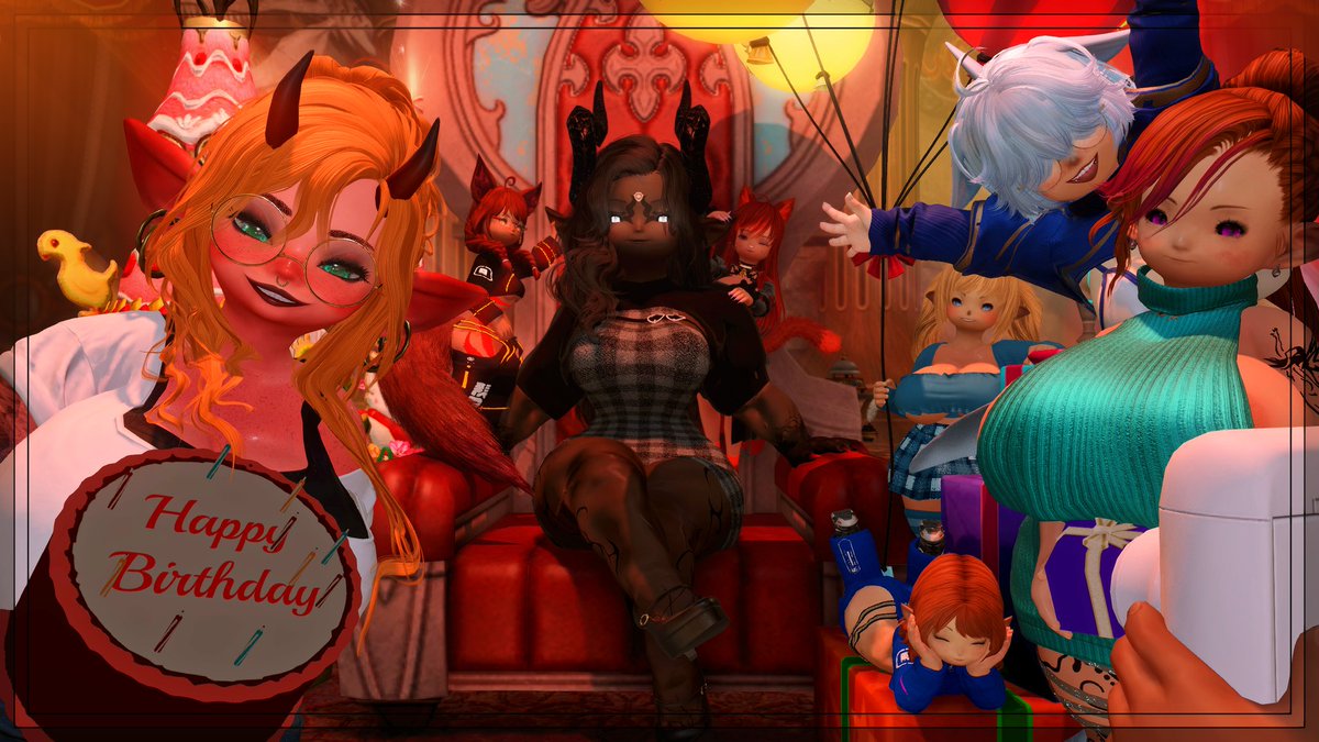 Celebrating my birthday^^ i'm so happy when i'm surrounded by such wonderful lalas. Love you dears, thank you for being with me 💕

With <a href="/Navratna834/">Navratna</a>, <a href="/faemuffin_/">Shortstack Seamstress</a>, <a href="/Illia_Sharkie/">Illia Sharkbite</a>, <a href="/Nanashabun_Nana/">Nanasha Nana</a>, <a href="/uri_foxylala/">Uri</a>, <a href="/ZuZu_zoomi/">Zoomi</a> and Reiji the kitty from bluesky.