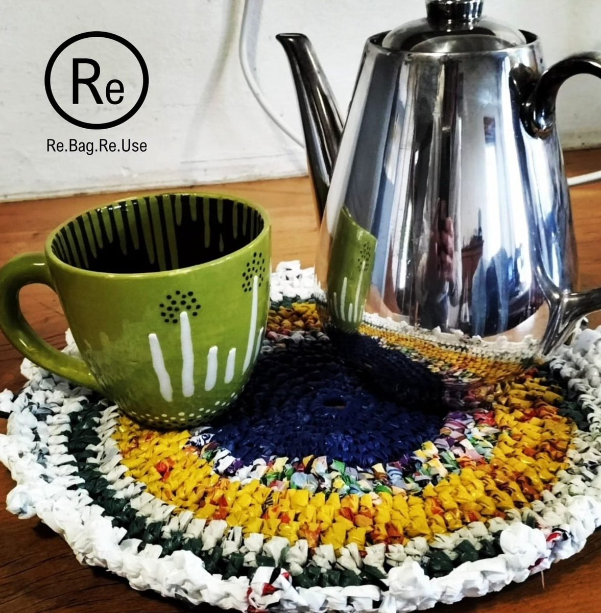 🫖 Happy International Tea Day!
Feeling stressed?
Take a breather with a warm cup of tea &amp; a crochet hook.
Both proven to lower stress, calm the mind, &amp; lift your spirits.
☕ What’s your favourite tea to sip while you stitch?
#InternationalTeaDay #ReBagReUse