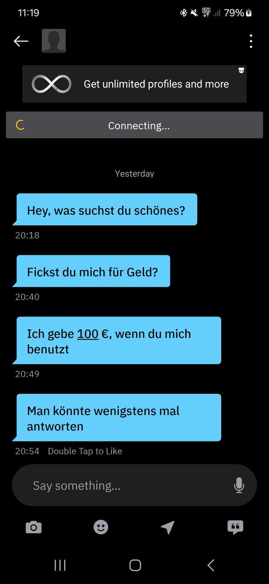 Schon unhöflich von mir, muss ich zugeben