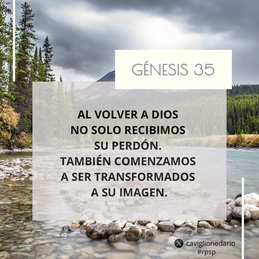 Hoy leemos Génesis 35.
#rpsp
#PrimeroDios
#ArgentinaOra247
#ReavivadosPorSuPalabra