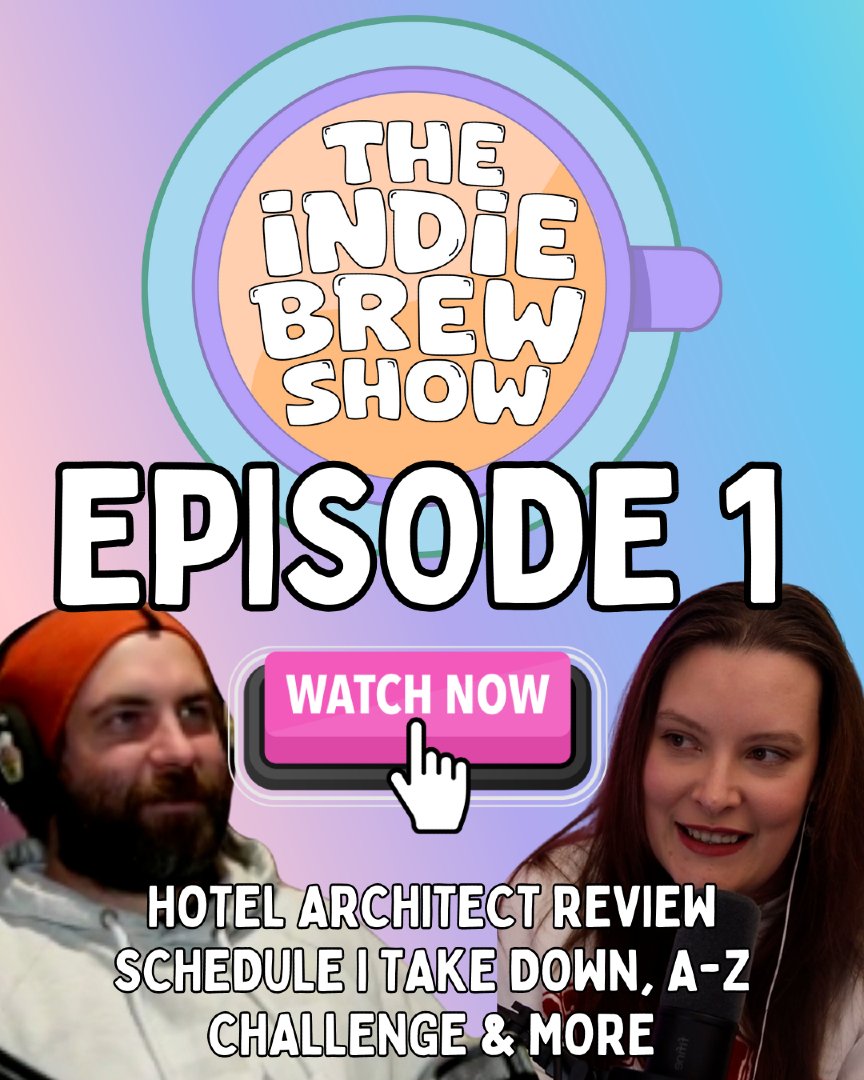 The Indie Brew Show - Episode 1
Premieres NOW!

Watch here:
youtu.be/aA_JnNyUUTE
twitch.tv/theindiebrew