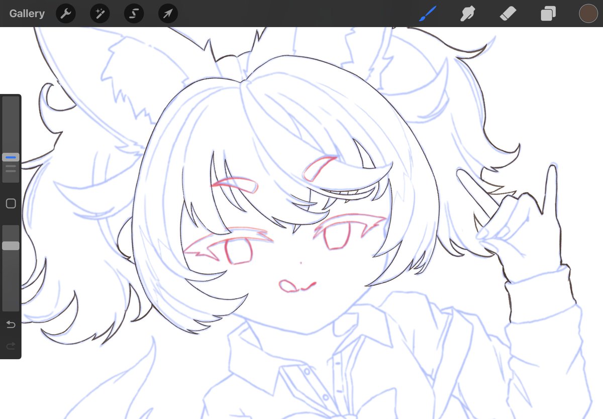 Friend's OC WIP🥺🦊
#arttrade #workinprogress #digitalart #originalcharacter #ocart