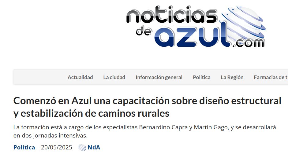 PecoAz's tweet photo. Resulta que salió una noticia en el medio local, @NoticiasdeAzul , que decí lo siguiente. Pasan los años y esto ya parece un chiste... #CaminosEnAzul #COVIR https://t.co/i8Rb0QGHP6