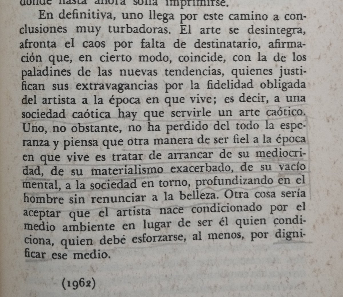 Miguel Delibes, sobre el necesario empeño por sustraerse a la vulgaridad ambiental:
