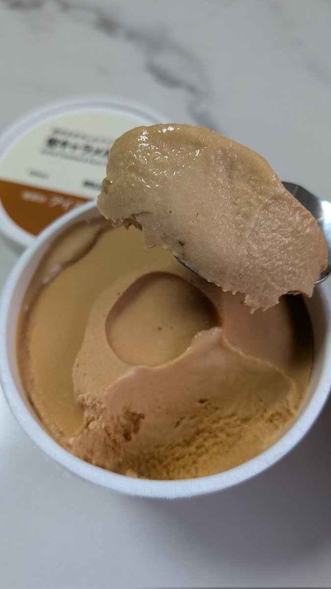 100億回言ってるけど無印のアイスで一番美味いのはこれ。
濃厚塩キャラメルにナッツの食感がガチで神。このアイスだけ間違いなくアイス屋さんクオリティ。