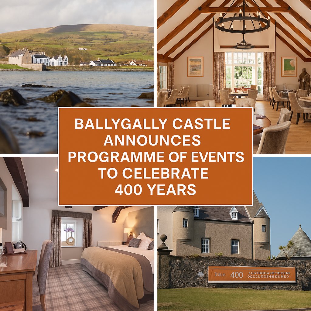BALLYGALLY CASTLE ANNOUNCES PROGRAMME OF EVENTS TO CELEBRATE 400 YEARS lovebelfast.co.uk/ballygally-cas…