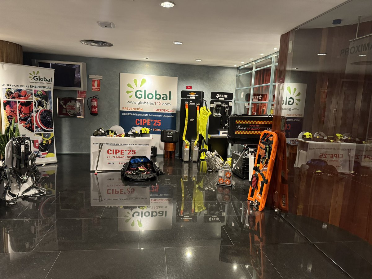 Empezamos #cipe25 y haremos una ponencia a las 15:30 titulada Mayday herramientas de rescata al bombero caido
Os esperamos allí