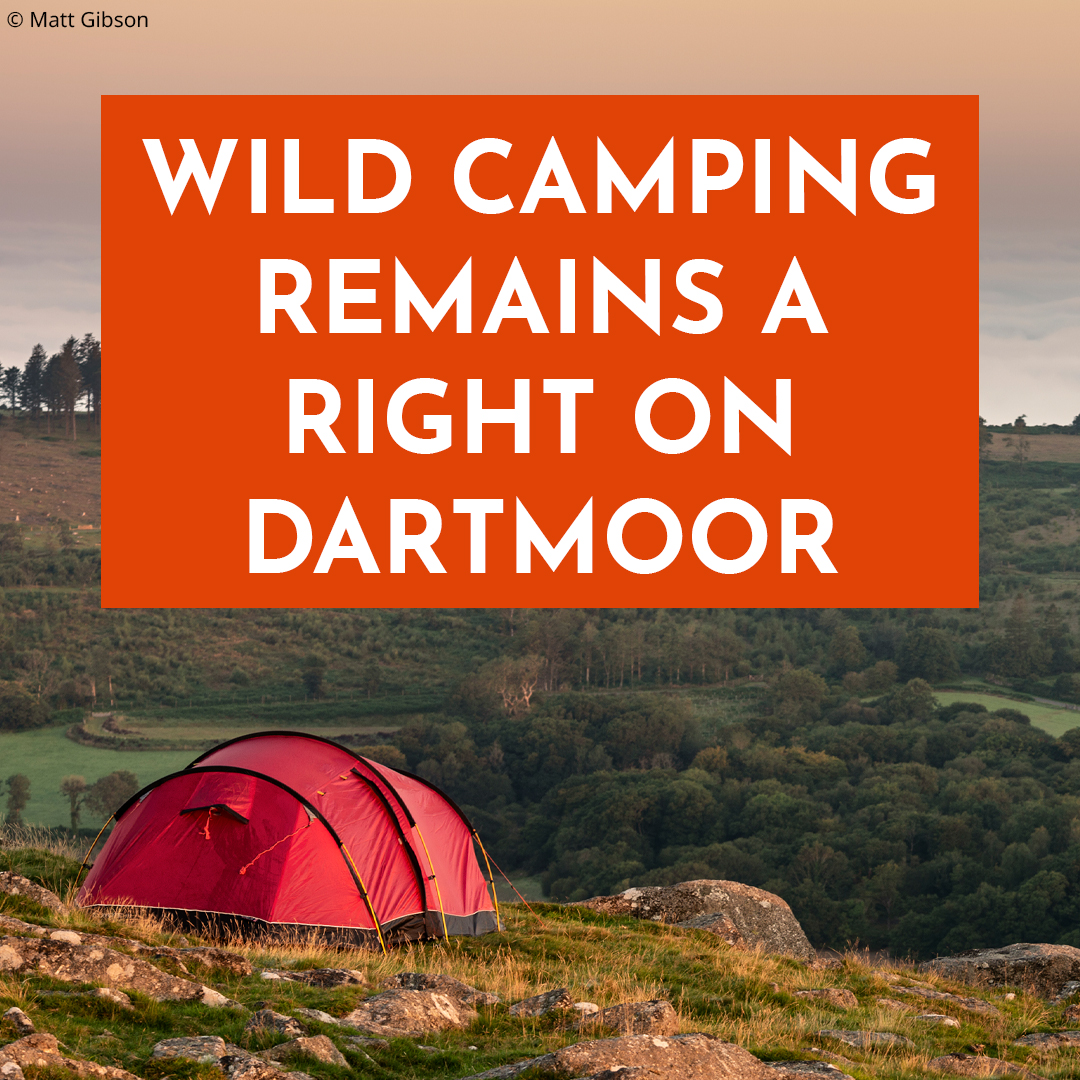 Fantastic news this morning⭐

Wild camping on Dartmoor has been a cherished part of the #NationalPark experience for generations

The Court recognised the significance of this access &amp; the role of National Parks in connecting people with nature cnp.org.uk/news/wild-camp…