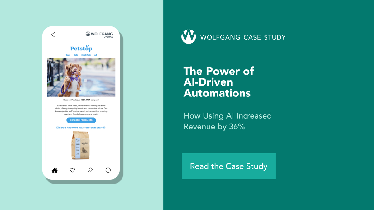 WolfgangDigital's tweet photo. Acquisition costs up 60% YoY? Petstop doubled down on retention.
📧 +128% Email Revenue
💰 39:1 ROI
🤖 +36% from AI automations
🔁 +22% in LTV
Proof that smart email + AI beats rising costs.
Full story:
https://t.co/uVyN8J7jdT

#EmailMarketing #AIforMarketing #Ecom https://t.co/5hx1y7J1jh