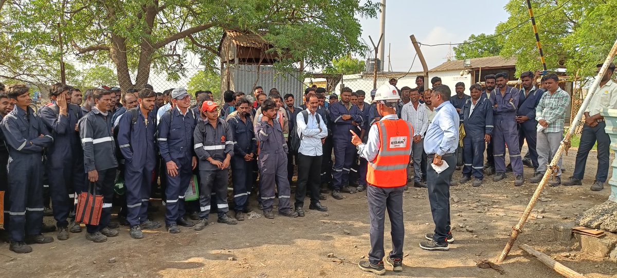 EssarPower's tweet photo. During India's recent military standoff, #EssarPower’s Salaya plant remained on high alert. 

Just miles from the border, we were ready with 24/7 medical aid, &amp; heightened security, evacuation &amp; contingency protocols. When the nation stands tall, so must we! 

#MorePowerToIndia https://t.co/oCbn35YKRE