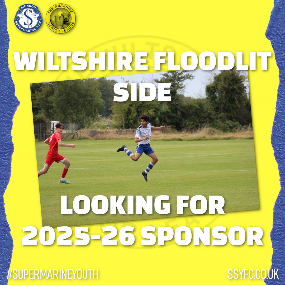U18 | Wiltshire floodlit team looking for sponsor 

READ:  ssyfc.co.uk/news/1002/102

<a href="/WiltsLeague/">Wiltshire Senior League</a>  

#SupermarineYouth | ssyfc.co.uk