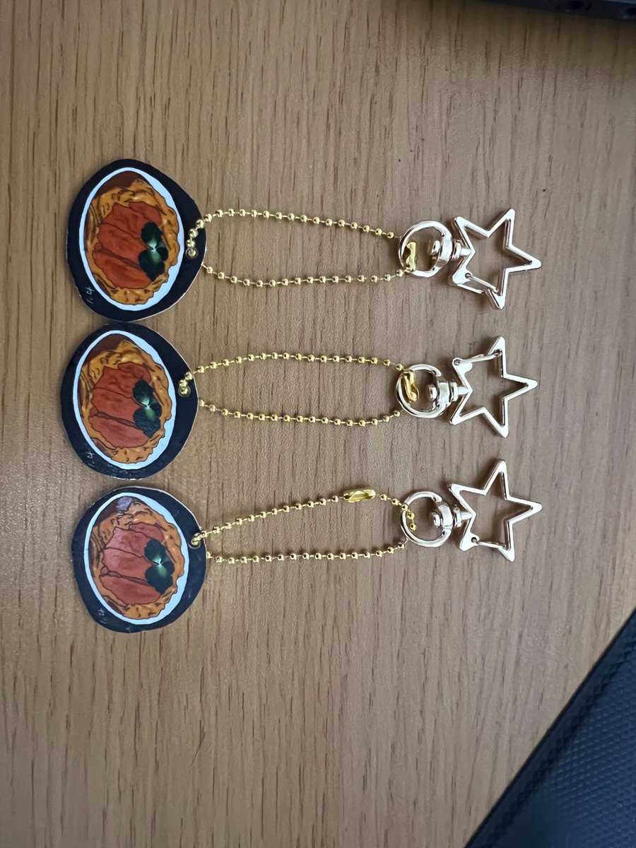 katu56s's tweet photo. オリジナルバッチ
返礼品:全通特典及びランキング特典

・カツのアイコンアクキー
・カツミニキャラ（カツ布団）アクキー
・オリバ案（文字のみ）アクキー https://t.co/QXkox64Q9O