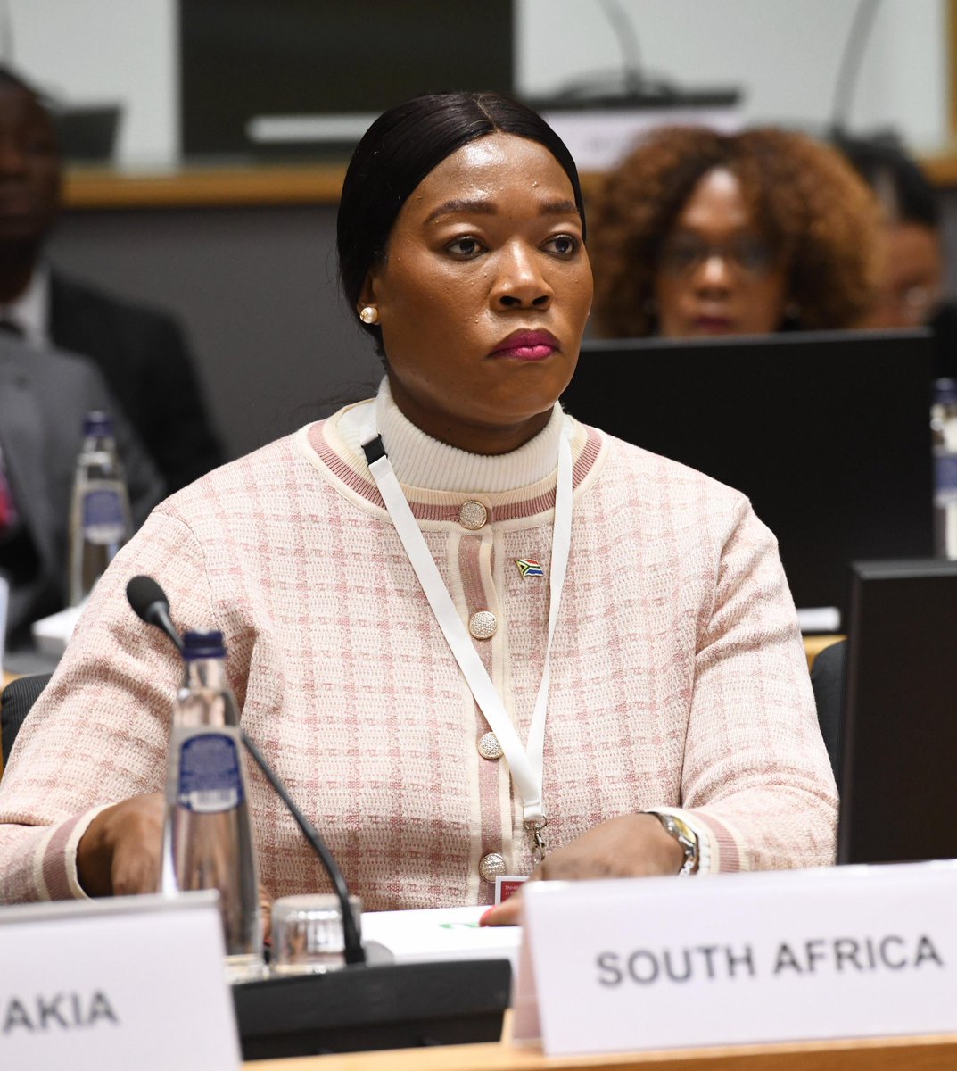 DIRCO_ZA's tweet photo. Deputy Minister Moraka attends the 3rd EU-AU Ministerial Meeting today in Brussels.
Ministers are reviewing progress since the 2022 Summit & marking 25 years of EU-AU partnership, focusing on peace, governance, prosperity & mobility.
#EUAUPartnership
#MultilateralEngagement https://t.co/LdSzKG6jPB