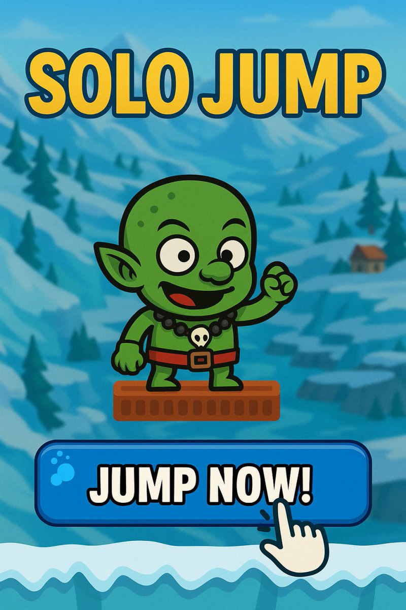 🗣 Ready, set, JUMP! 

The mountain's calling and your goblin's got game 💥

JUMP NOW! and drop your highest score in the comments ⛰

👉 Play now: t.me/bigmoneysaga_b…

#BigMoney #COTI
