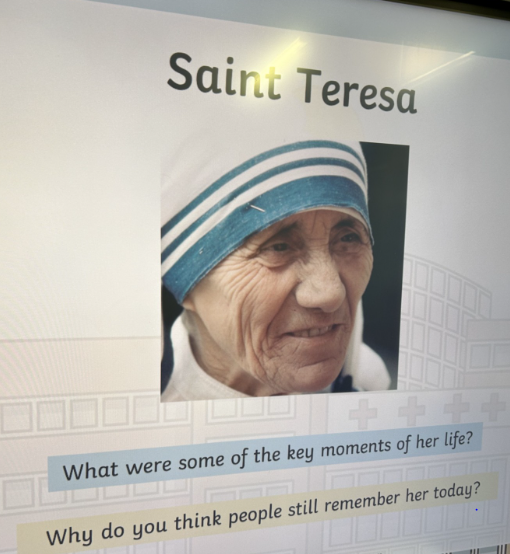 latimerprimary's tweet image. In #LatimerRE class #3JK have been learning about how Mother Teresa dedicated her life to others. We linked her actions to our Simple Truths and reflected on how we can be help others.
