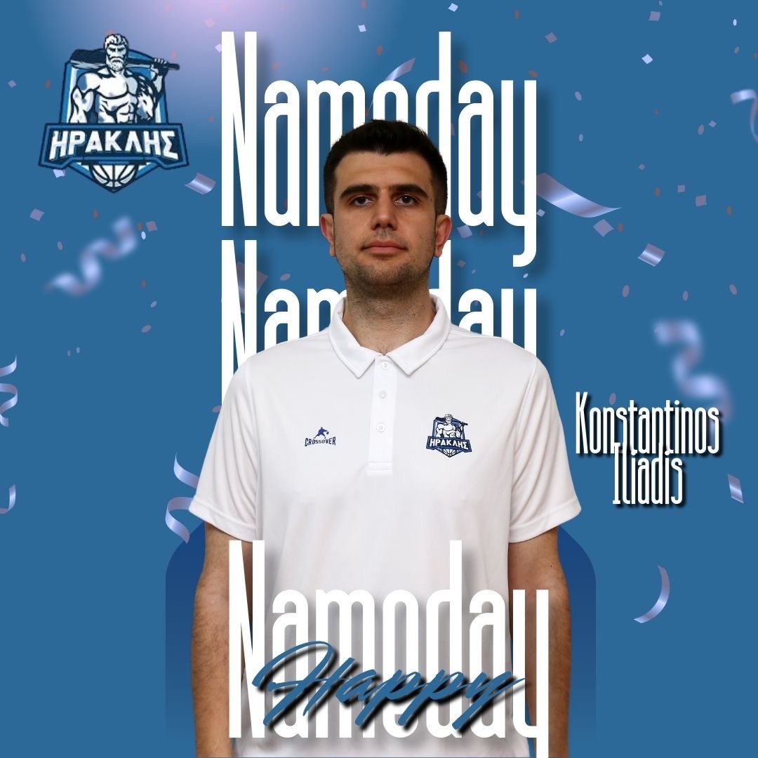 IraklisBc's tweet image. Χρόνια πολλά στο μέλος του τεχνικού επιτελείου της ομάδας μας, Κωνσταντίνο Ηλιάδη, που έχει σήμερα (21/05) την ονομαστική του εορτή! Του ευχόμαστε ολόψυχα υγεία, ευτυχία και πολλές επιτυχίες!

#happynameday #iraklisbc