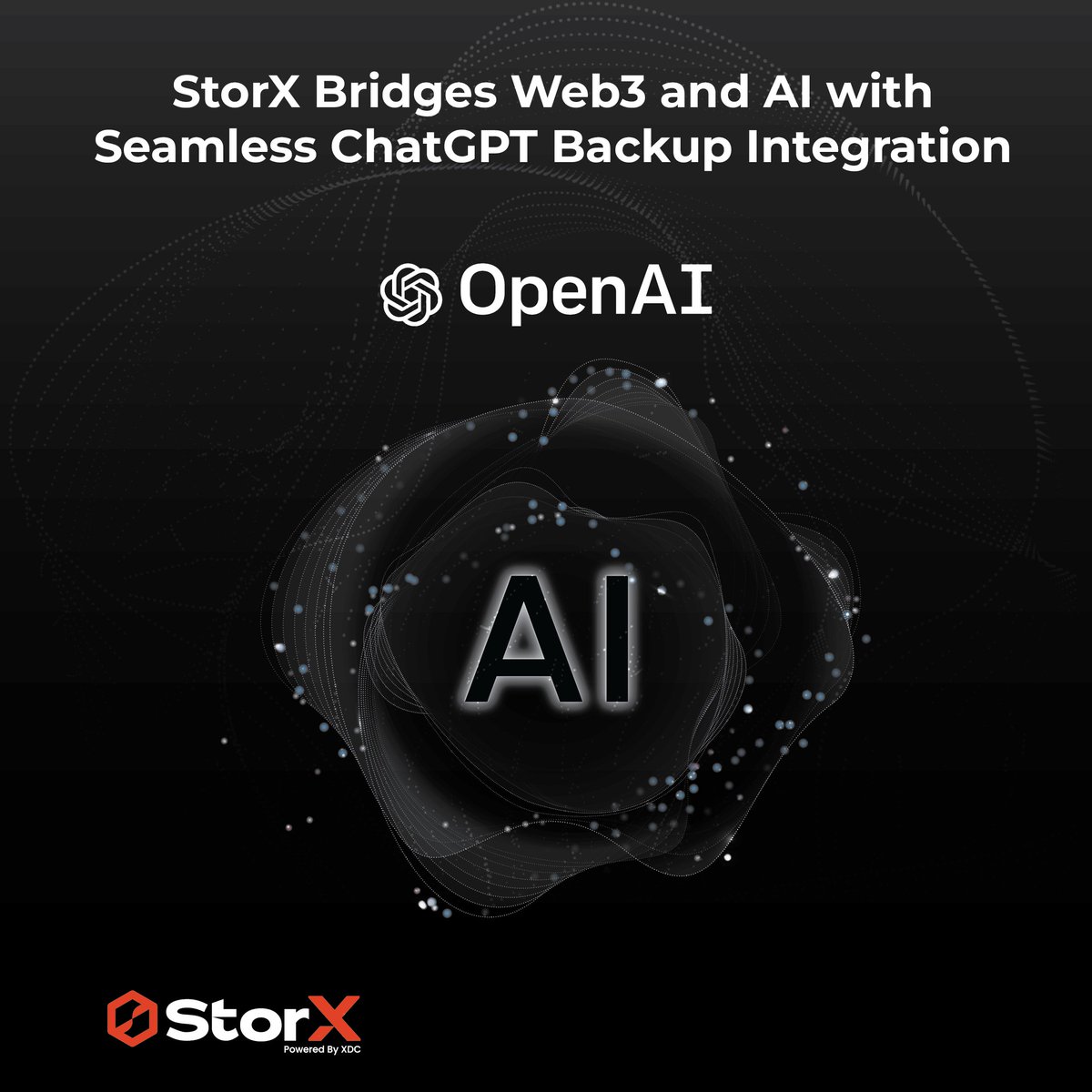 ✨ Imagine telling someone in 2022 that one day you’d be backing up your ChatGPT conversations on a decentralized cloud you control.

That day is today.

You can now automate backups of your <a href="/OpenAI/">OpenAI</a> data—from <a href="/ChatGPTapp/">ChatGPT</a> responses to API logs—directly to StorX’s decentralized