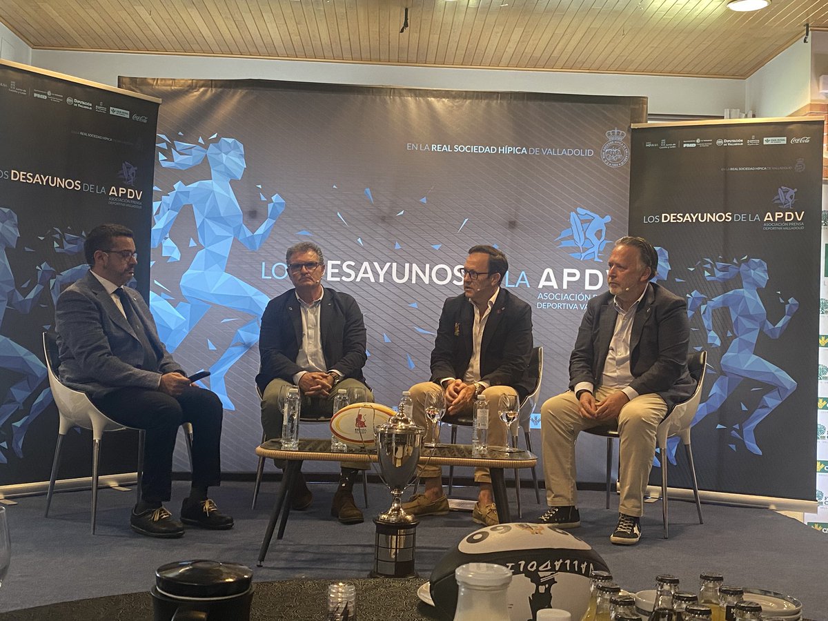 APDValladolid's tweet image. Los Desayunos de la APDV en su 17 entrega, dedicado al rugby y a Valladolid como catedral del rugby español con la ayuda de @alimentosVALL y sus exquisitos productos. Y sin olvidarnos de @jcyl @AyuntamientoVLL @Dip_Va @cajaruralzamora @periodistasAEPD