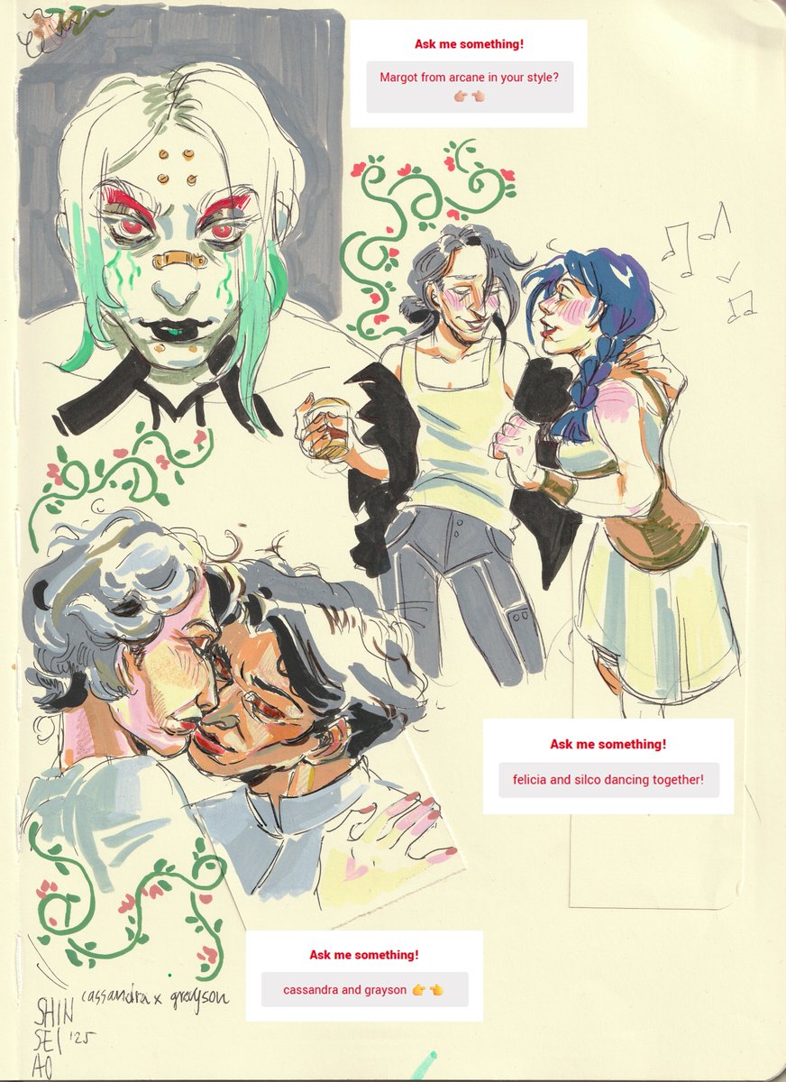 ShinseiAo's tweet image. More straw requests!! 💋
#arcane  #grayson #cassandra #silco #felicia