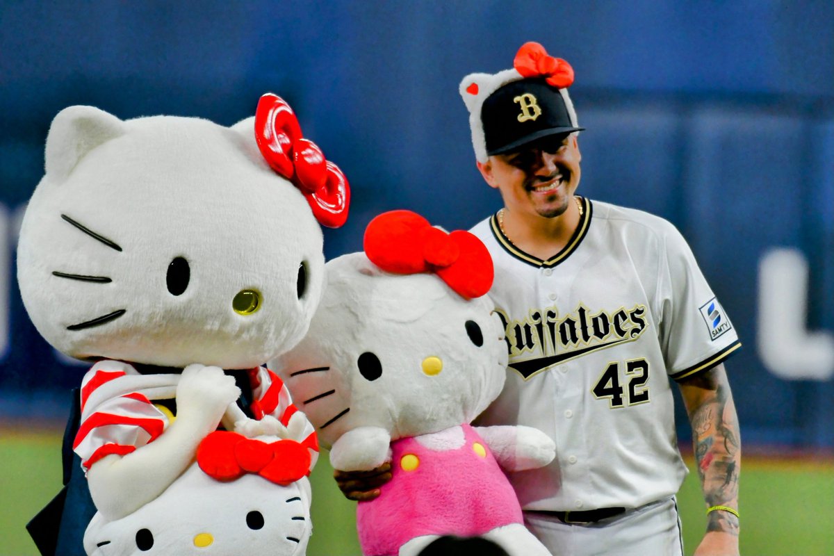 オリックス-#ロッテ 5月21日①】 試合前に #サンリオ を代表して人気