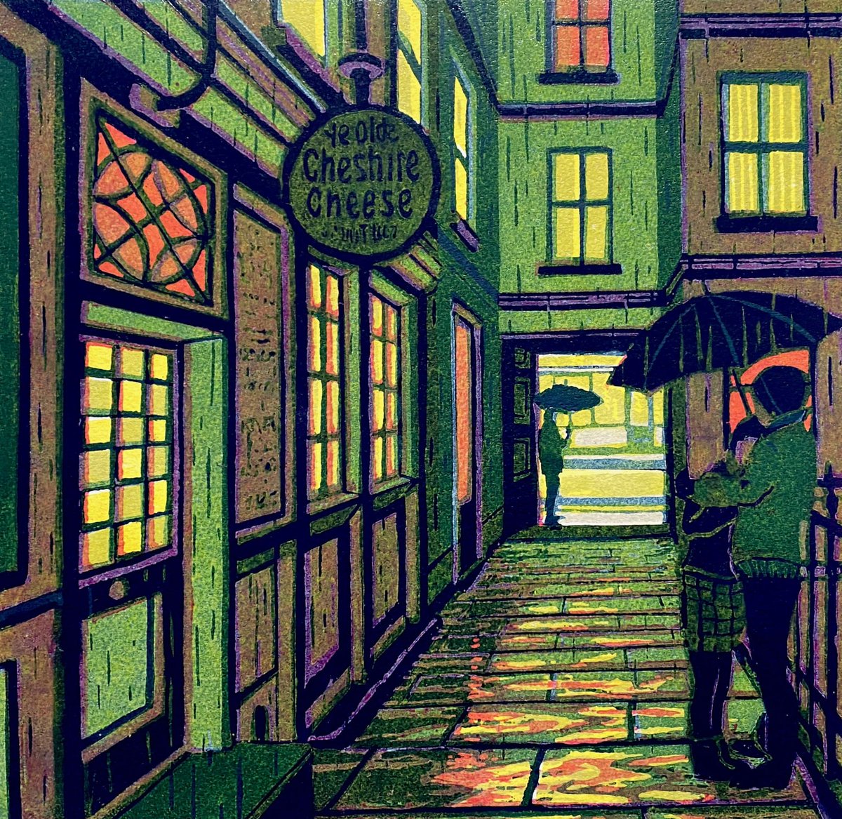'November Rain', Ye Olde Cheshire Cheese by Gail Brodholt 
gailbrodholt.com