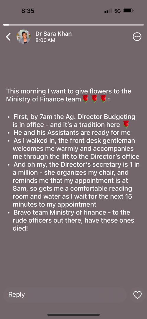 Ministry of Finance (@mofpedu) on Twitter photo Thank you <a href="/KhanakwaSarah/">Dr. Sarah Khanakwa (PhD)</a> for giving a vote of confidence to <a href="/mofpedU/">Ministry of Finance</a>
We respect our Client Charter and remain committed to building a competitive economy (10-fold growth) in the next 15 years for national development.
#ATMS
#TenfoldGrowth
#USD500billionEconomy Thank you <a href="/KhanakwaSarah/">Dr. Sarah Khanakwa (PhD)</a> for giving a vote of confidence to <a href="/mofpedU/">Ministry of Finance</a>
We respect our Client Charter and remain committed to building a competitive economy (10-fold growth) in the next 15 years for national development.
#ATMS
#TenfoldGrowth
#USD500billionEconomy