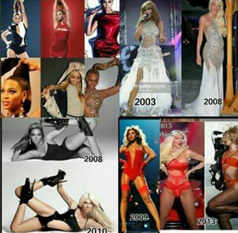 RockiSaid's tweet photo. @y2kpopart Meanwhile, she’s  a whole Bey STAN/impersonator 🥱  with her knockoff designers https://t.co/cIFvJ0PzRL