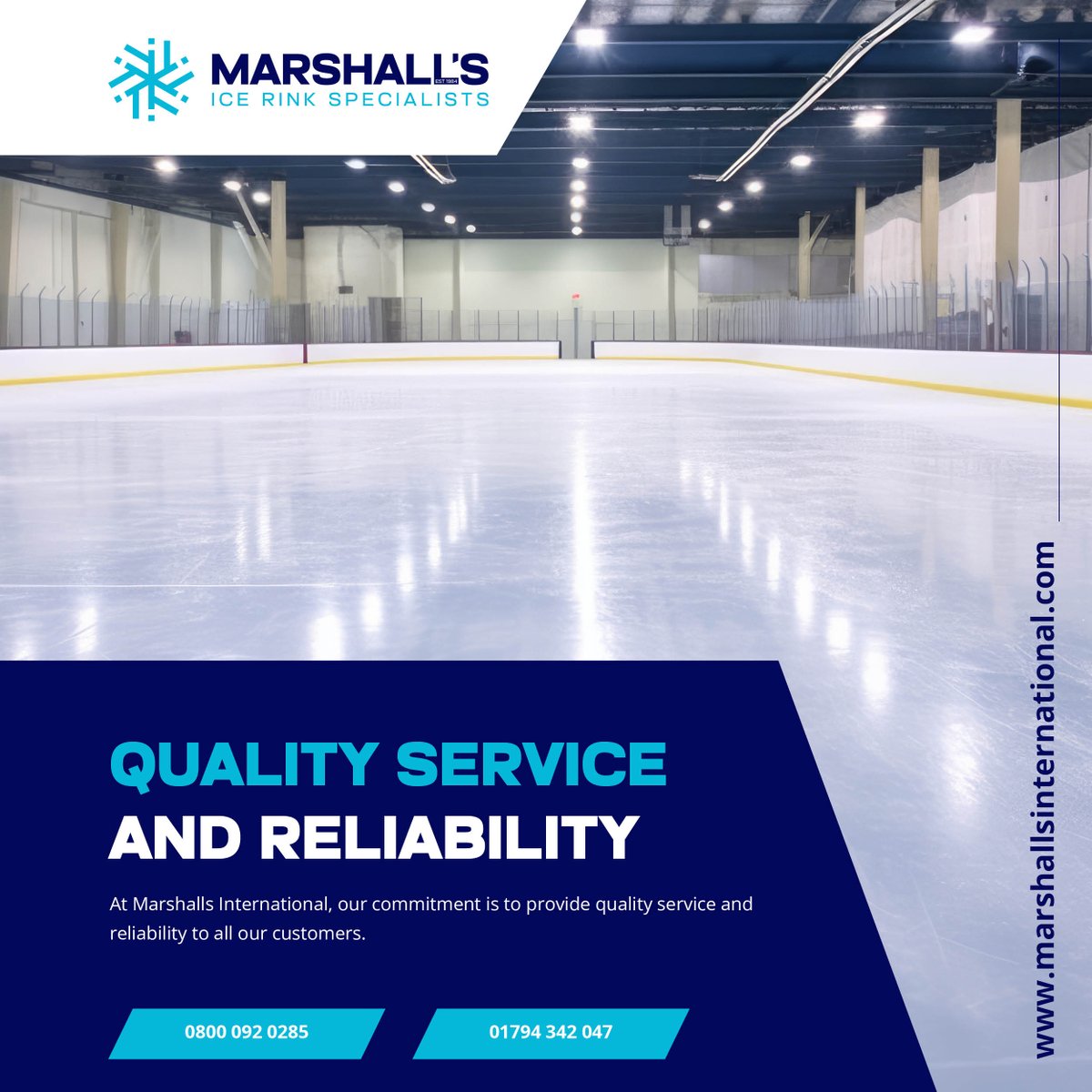 🚜 From resurfacers to rink covers, Marshall’s has everything a rink needs—supplied, delivered, installed. 

We don’t just sell—we support. Start your upgrade today. marshallsinternational.com

#IcePreparation #IceRink