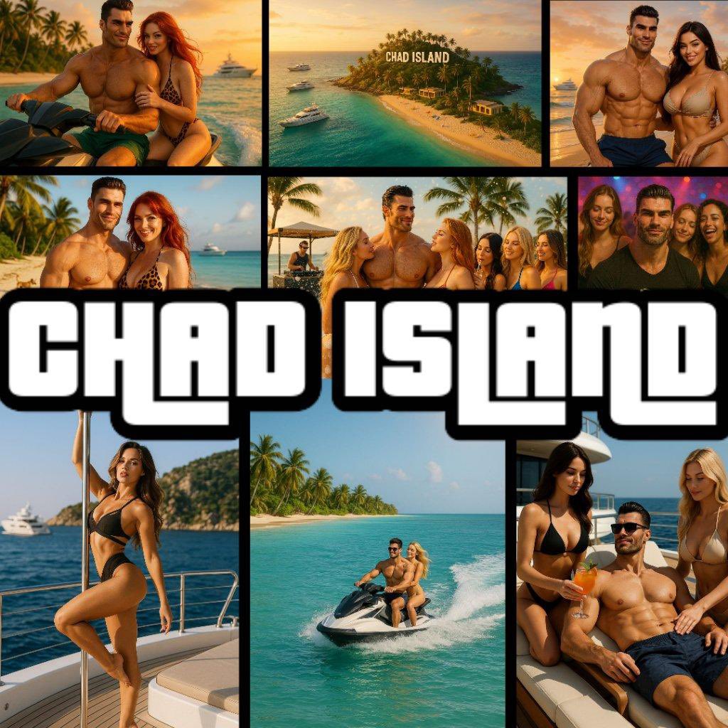 Only good vibes on $CHAD ISLAND

we on fire and much to come.

Grab a bag a enjoy the ride

5jgC8EJnS8aGaMVDjDPMZ1o7oW7pJe8MJsahPAcupump