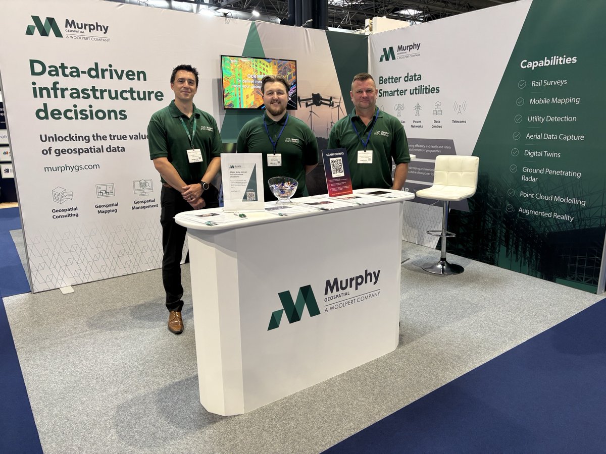 Murphy Geospatial (@m_geospatial) on Twitter photo The team is ready for the 2nd and final day at <a href="/UtilityWeekLive/">Utility Week Live</a> 2025! Last chance to catch us at Stand A51, NEC Birmingham.
We are here until 4pm!
Learn more: murphygs.com/sectors/utilit…
#UtilityWeekLive #UWL25 #Geospatial #Utilities The team is ready for the 2nd and final day at <a href="/UtilityWeekLive/">Utility Week Live</a> 2025! Last chance to catch us at Stand A51, NEC Birmingham.
We are here until 4pm!
Learn more: murphygs.com/sectors/utilit…
#UtilityWeekLive #UWL25 #Geospatial #Utilities