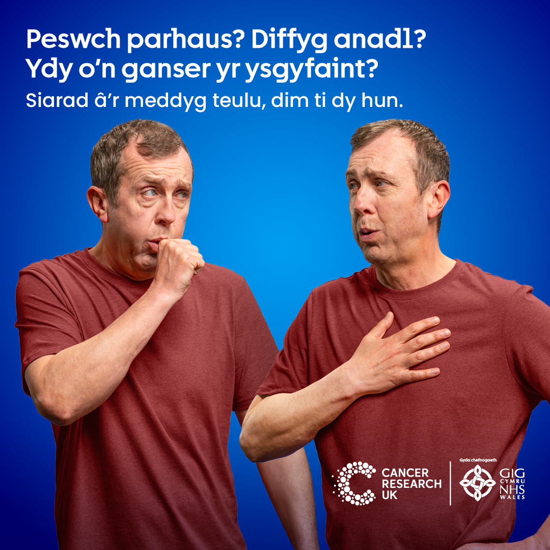 Rhwydwaith Canser | Cancer Network (@walescancernet) on Twitter photo Proud to be supporting <a href="/CR_UK/">Cancer Research UK</a> Spot Lung Cancer Earlier Campaign urging anyone who's noticed an unusual change in their health to contact their GP practice. Proud to be supporting <a href="/CR_UK/">Cancer Research UK</a> Spot Lung Cancer Earlier Campaign urging anyone who's noticed an unusual change in their health to contact their GP practice.