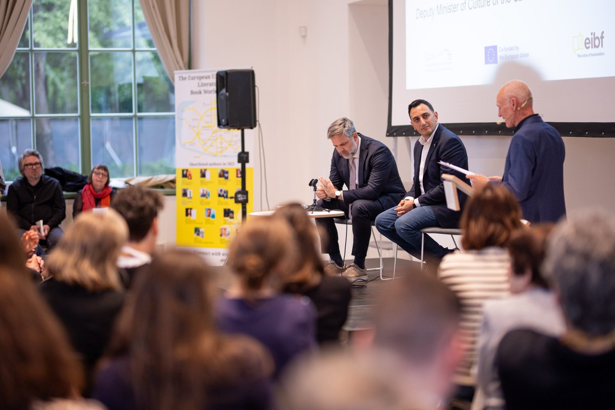 We're still not over how amazing Friday night was!

During the <a href="/EUPLPrize/">EUPL</a> we celebrated 13 authors, laureate 
 Nicoletta Verna 🇮🇹 &amp; Sheila Armstrong 🇮🇪 and Philippe Marczewski 🇧🇪 as special mentions, in a day filled with stories at the Prague Book Fair. 

Books matter. Always. 📚