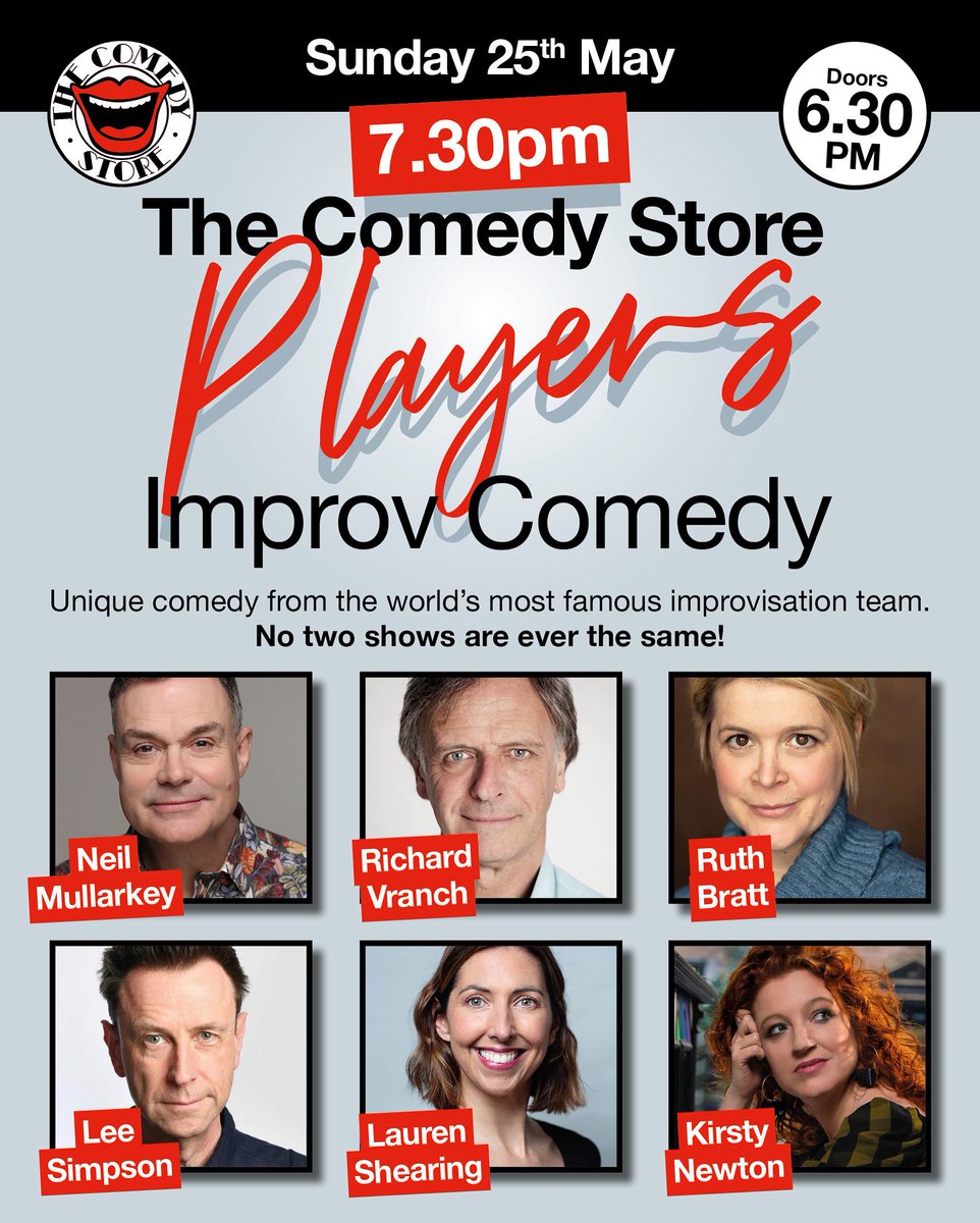 The Comedy Store Players ~ the world’s most famous improvisation team!
